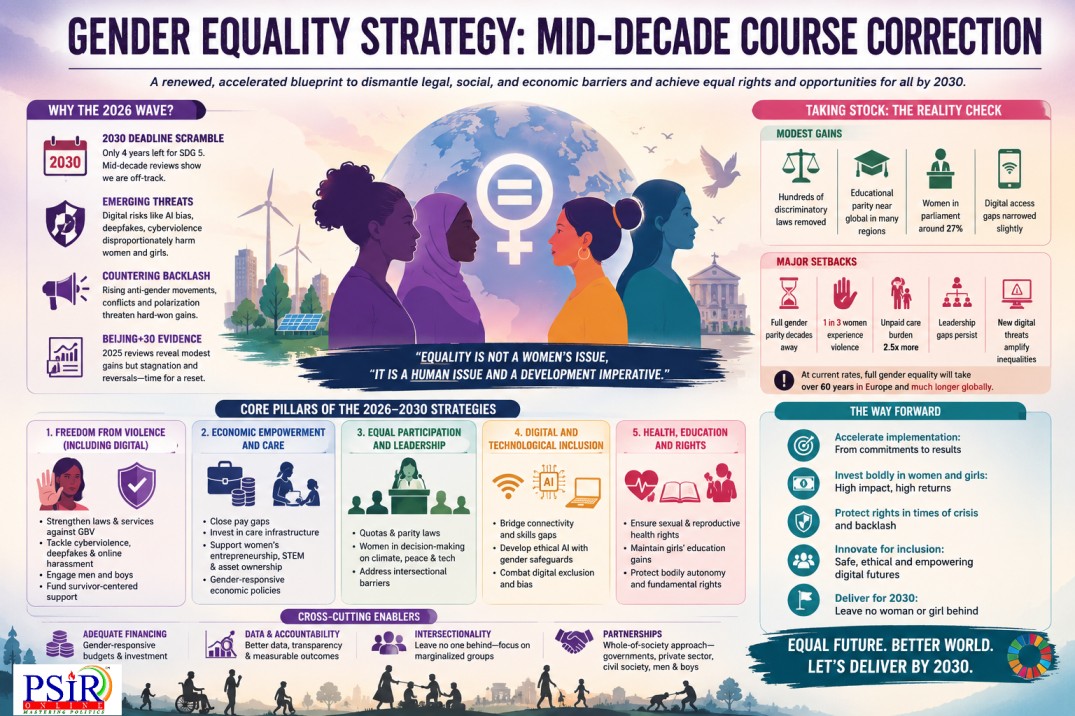 GENDER EQUALITY STRATEGY: MID-DECADE COURSE CORRECTION