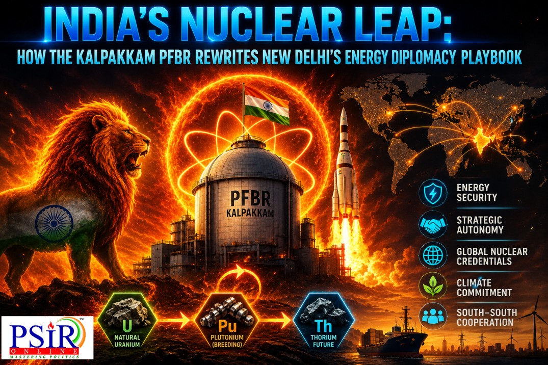 India&rsquo;s Nuclear Leap: How the Kalpakkam PFBR Rewrites New Delhi&rsquo;s Energy Diplomacy Playbook