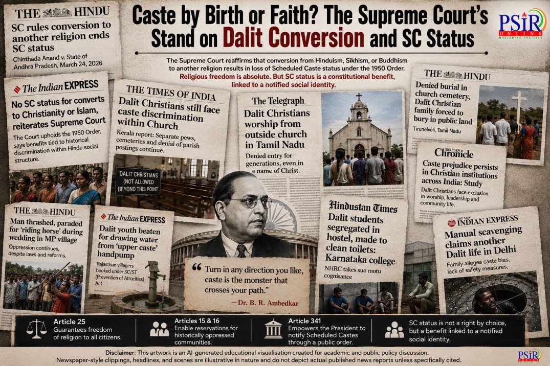 Caste by Birth or Faith? The Supreme Court&rsquo;s Stand on Dalit Conversion and SC Status