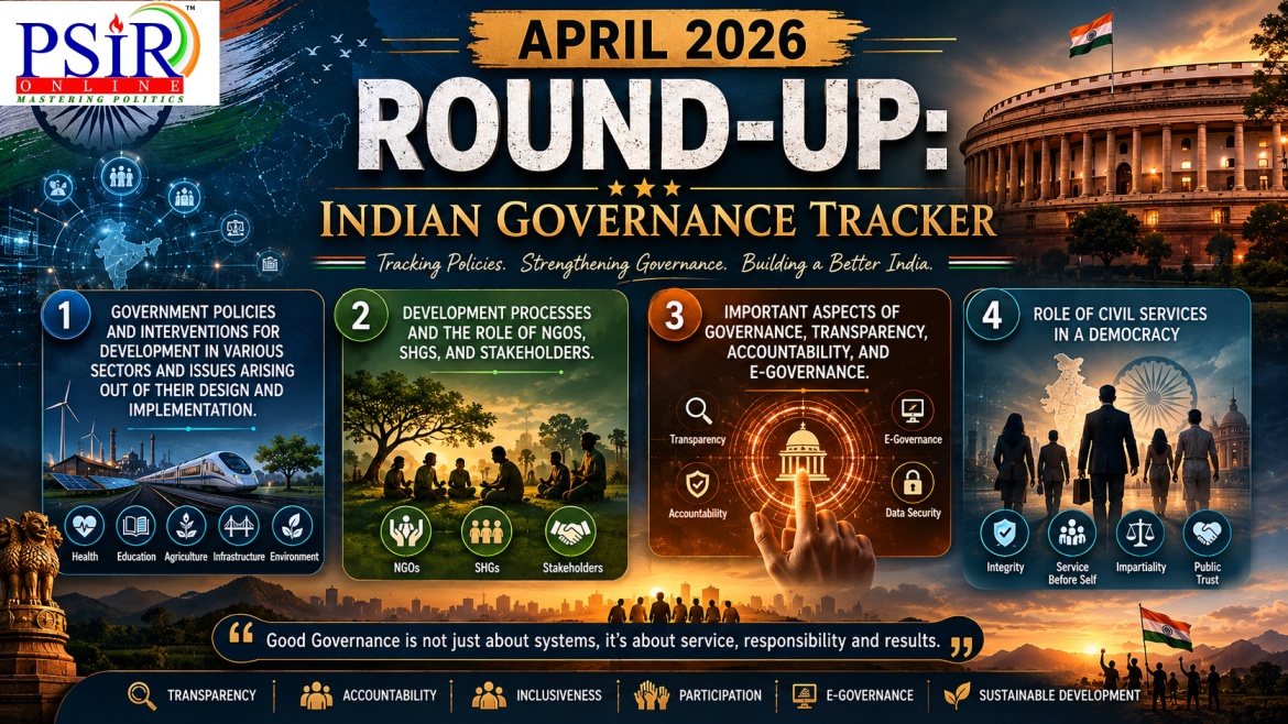 APRIL 2026 ROUND UP  INDIAN GOVERNANCE TRACKER
