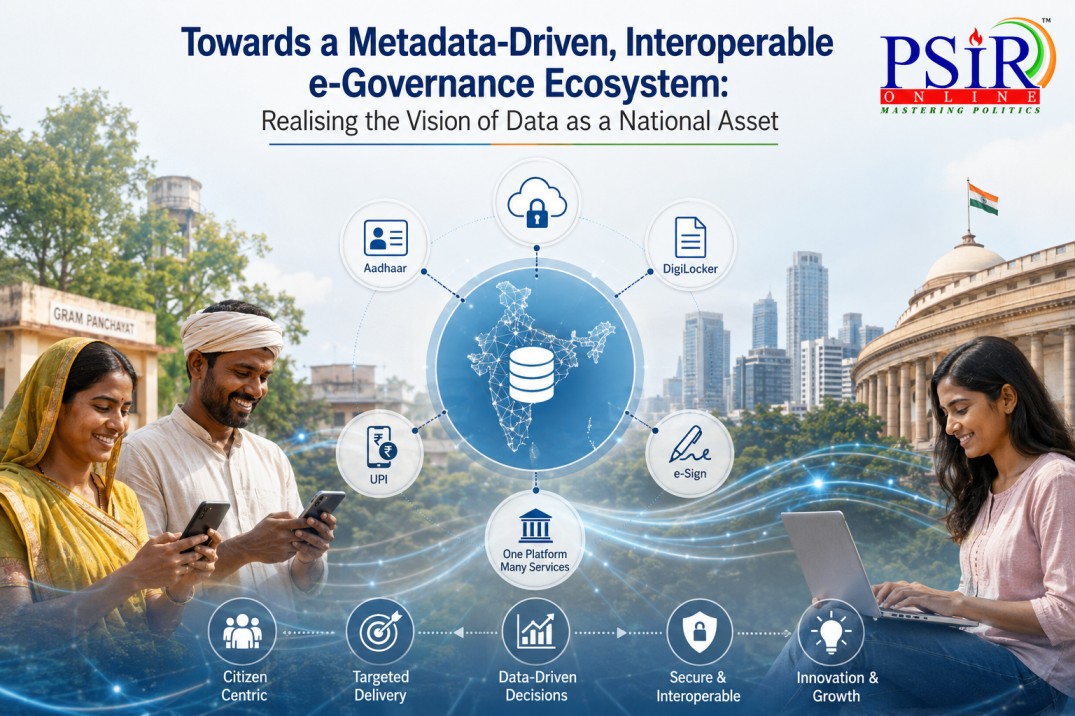 Towards a Metadata-Driven, Interoperable e-Governance Ecosystem: Realising the Vision of Data as a National Asset