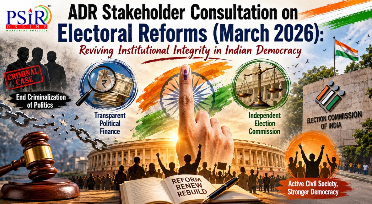 ADR Stakeholder Consultation on Electoral Reforms (March 2026): Reviving Institutional Integrity in Indian Democracy