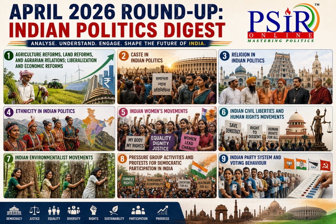 APRIL 2026 ROUND UP:  INDIAN POLITICS DIGEST