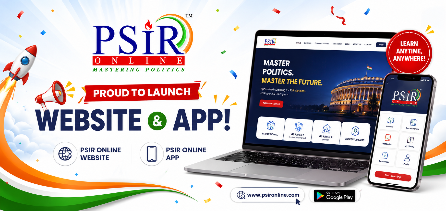 Big News: PSIR ONLINE Launches February 15!