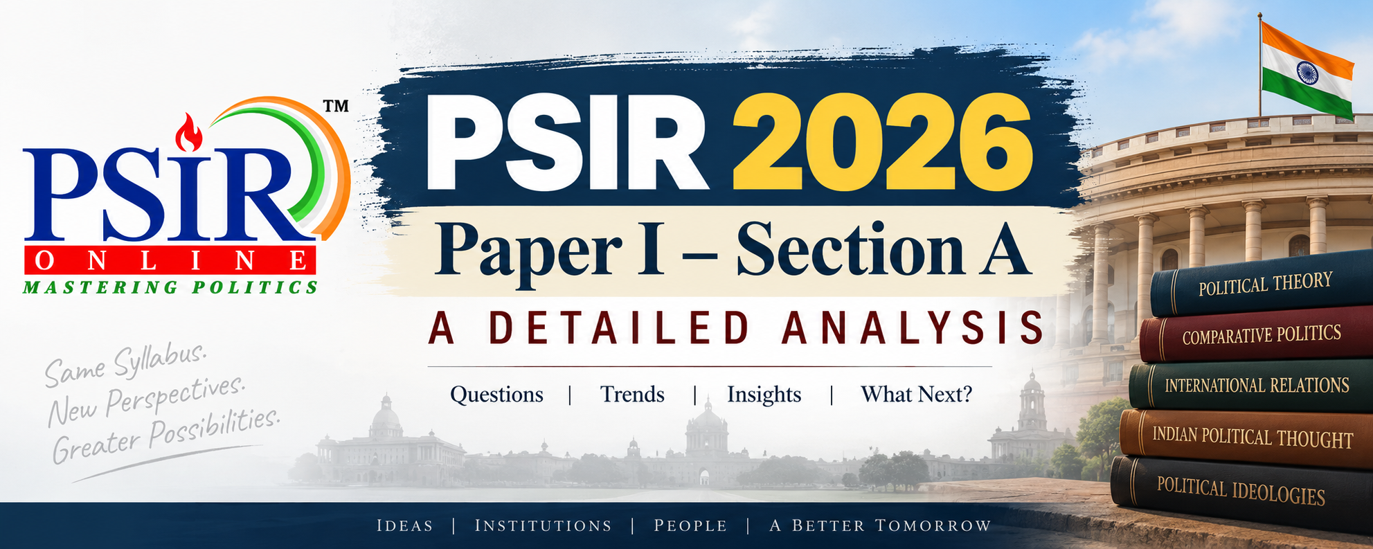 ANALYSIS OF PSIR 2026: PAPER 1 SECTION A