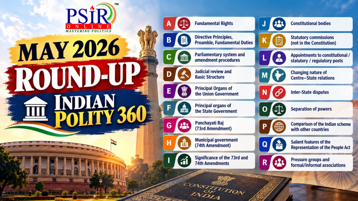 MAY 2026: ROUND-UP INDIAN POLITY 360