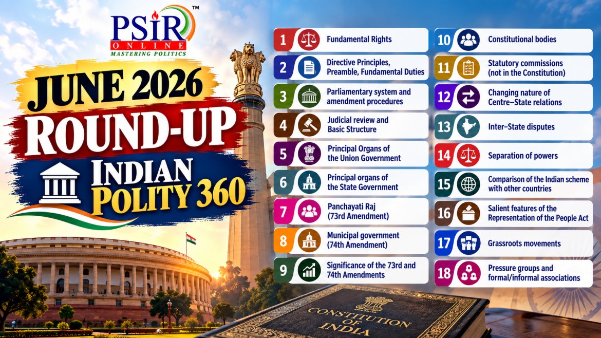 JUNE 2026: ROUND-UP INDIAN POLITY 360