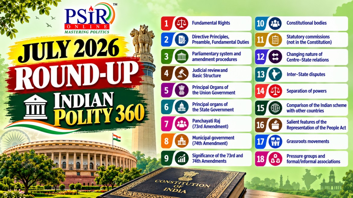 JULY 2026: ROUND-UP INDIAN POLITY 360