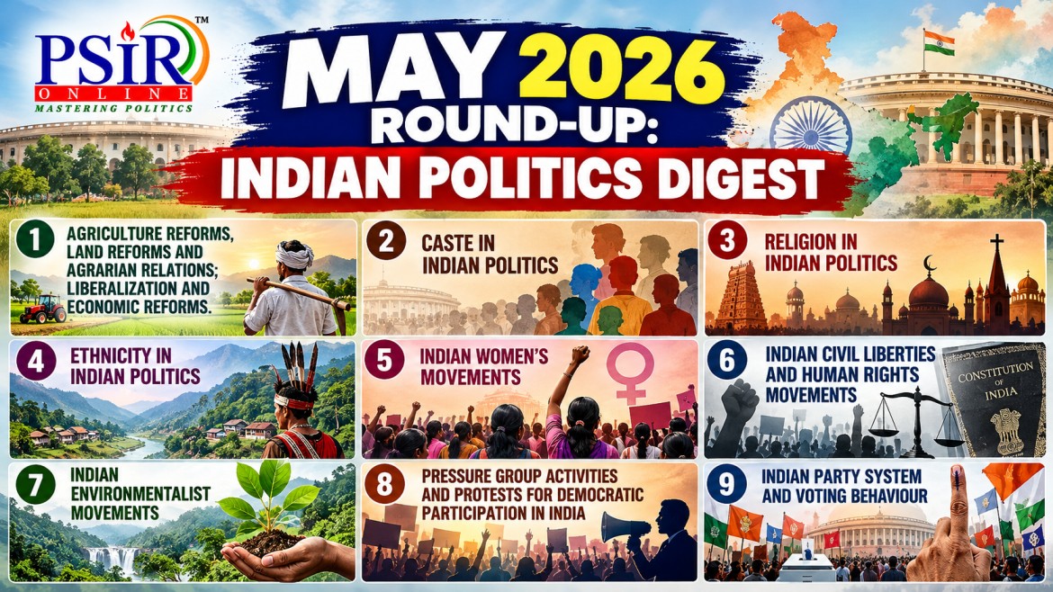 MAY 2026 ROUND UP: INDIAN POLITICS DIGEST