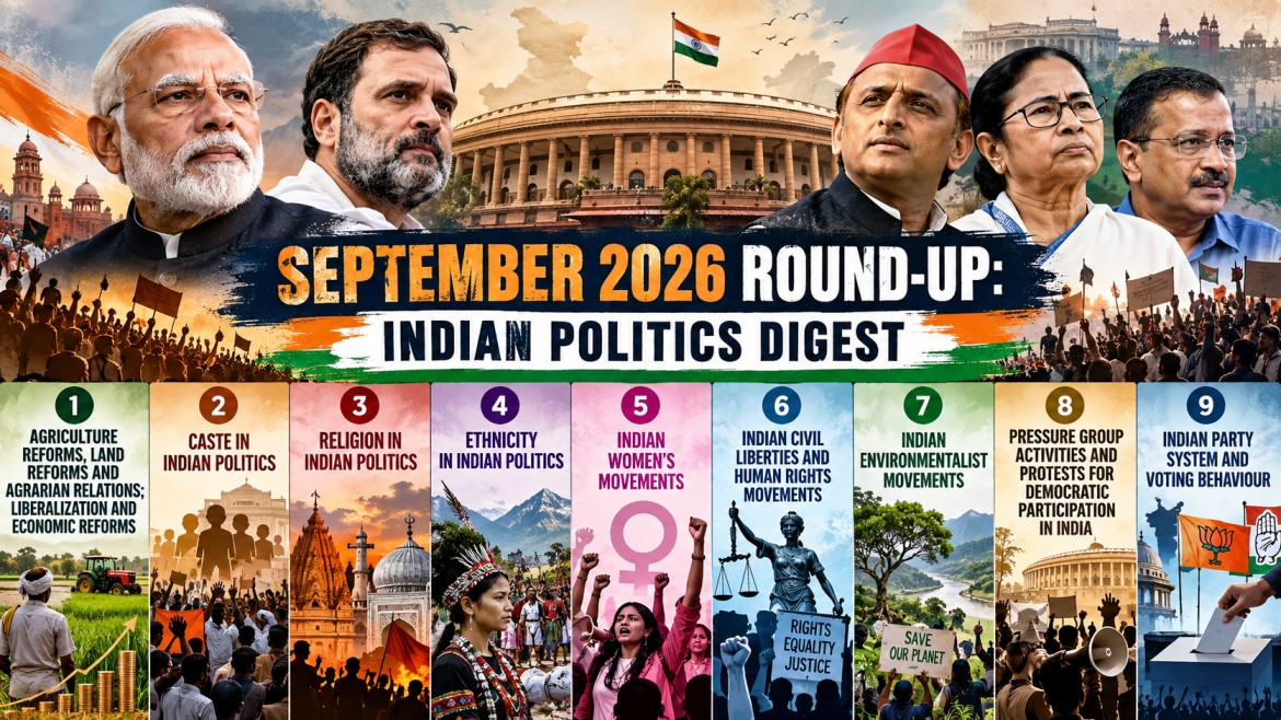 SEPTEMBER 2026 ROUND UP: INDIAN POLITICS DIGEST