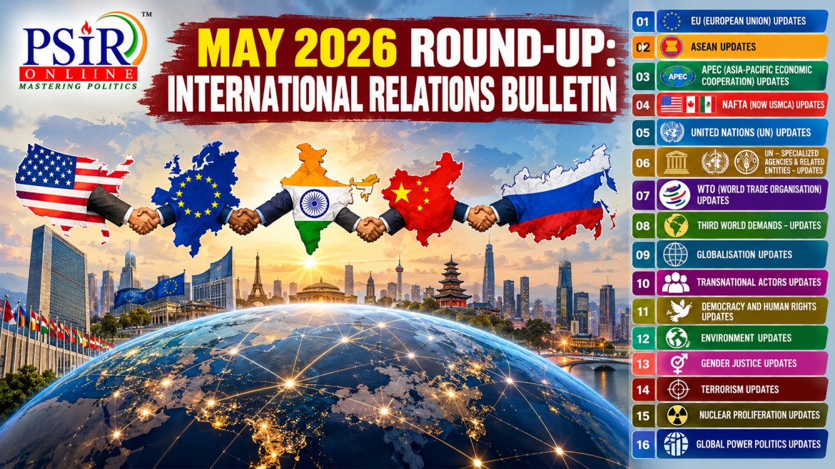 MAY 2026: ROUND-UP: INTERNATIONAL RELATIONS BULLETIN