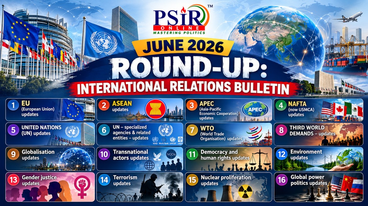 JUNE 2026: ROUND-UP: INTERNATIONAL RELATIONS BULLETIN