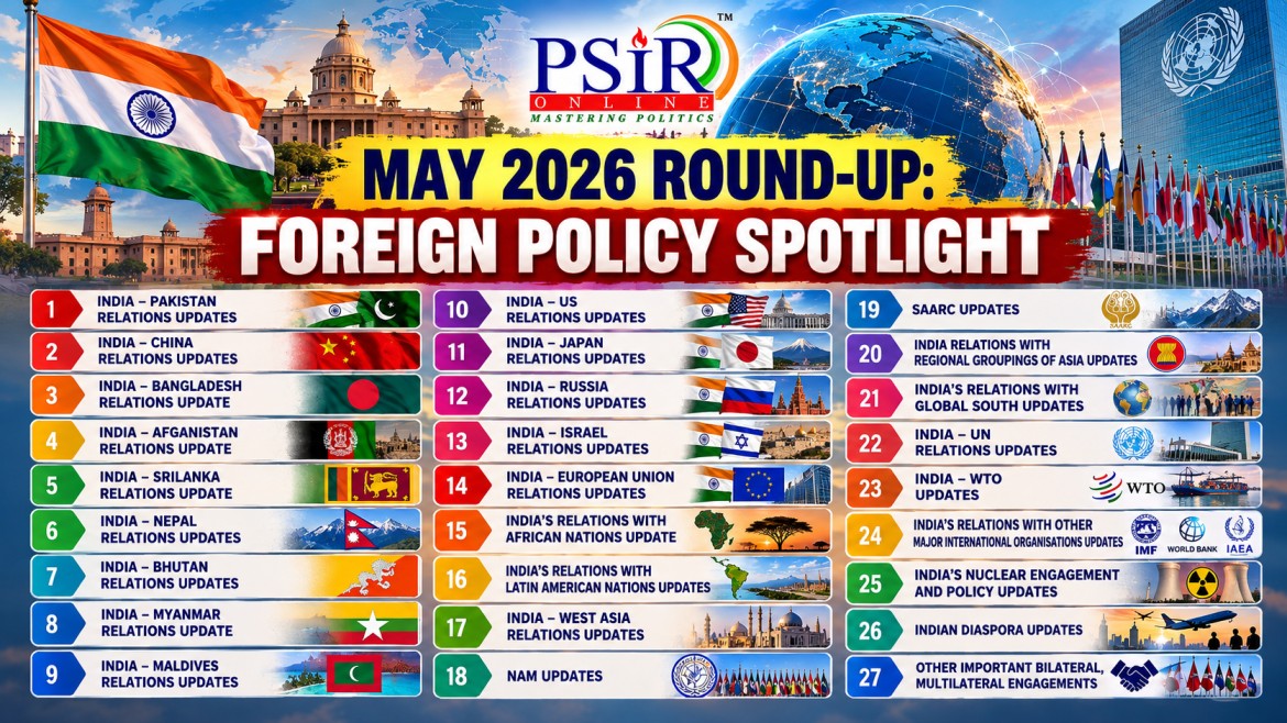 MAY 2026: ROUND-UP: FOREIGN POLICY SPOTLIGHT