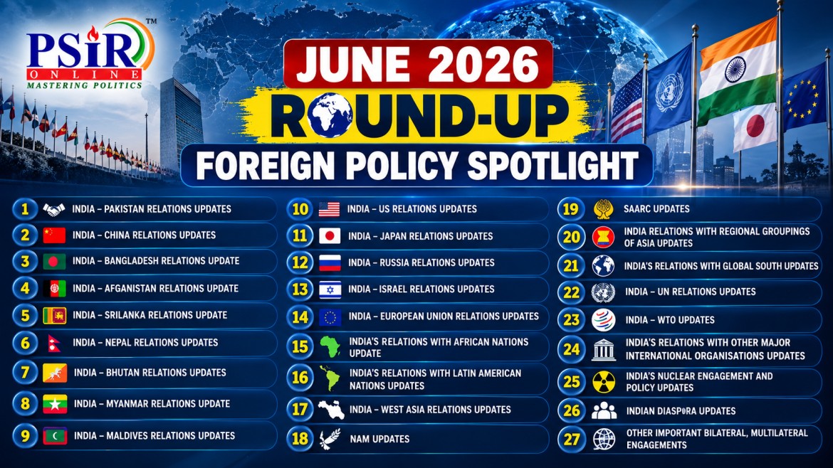 JUNE 2026: ROUND-UP: FOREIGN POLICY SPOTLIGHT