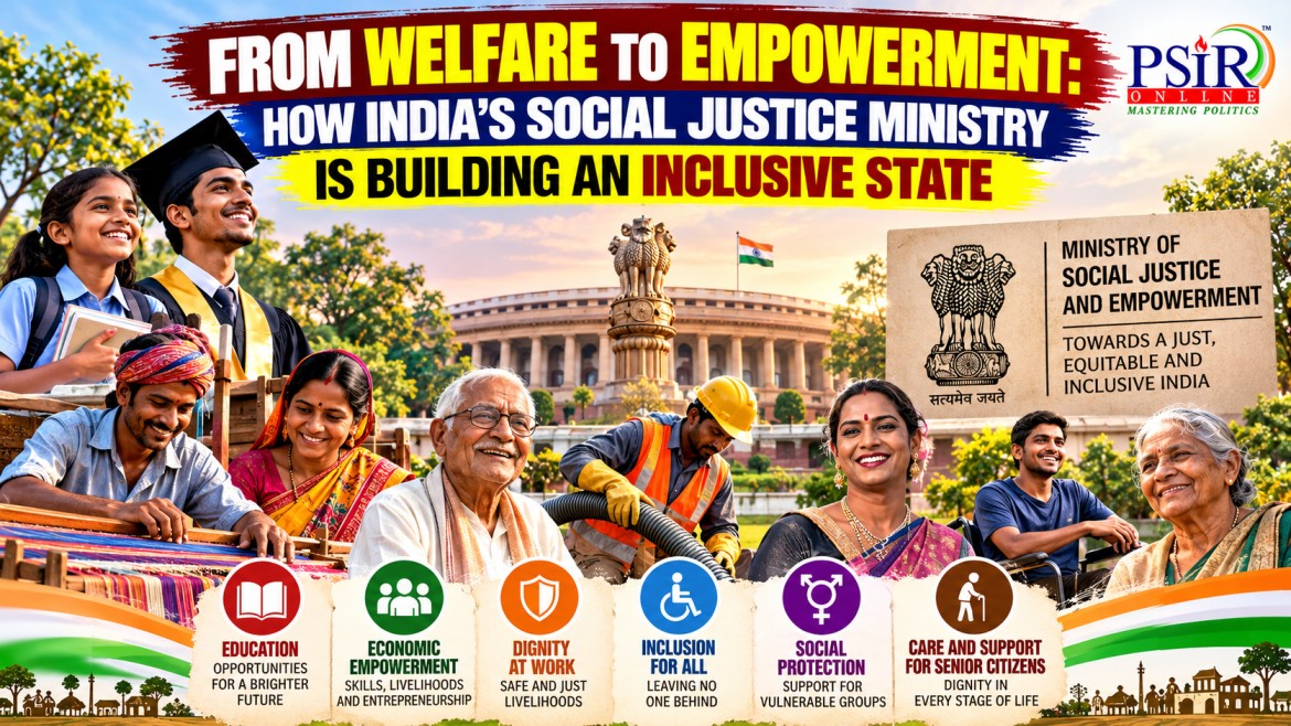 FROM WELFARE TO EMPOWERMENT: HOW INDIA'S SOCIAL JUSTICE MINISTRY IS BUILDING AN INCLUSIVE STATE