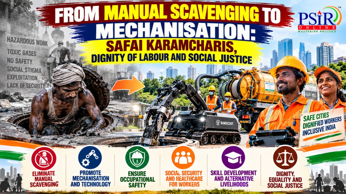 FROM MANUAL SCAVENGING TO MECHANISATION: SAFAI KARAMCHARIS, DIGNITY OF LABOUR AND SOCIAL JUSTICE