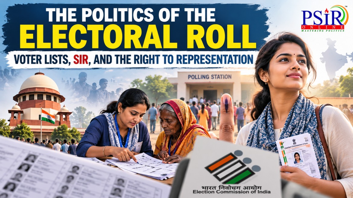 THE POLITICS OF THE ELECTORAL ROLL: VOTER LISTS, SIR, AND THE RIGHT TO REPRESENTATION