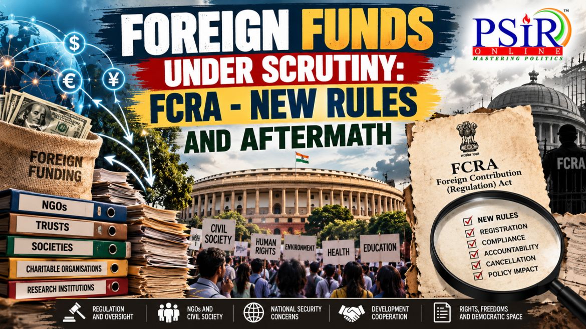 FOREIGN FUNDS UNDER SCRUTINY: FCRA - NEW RULES AND AFTERMATH