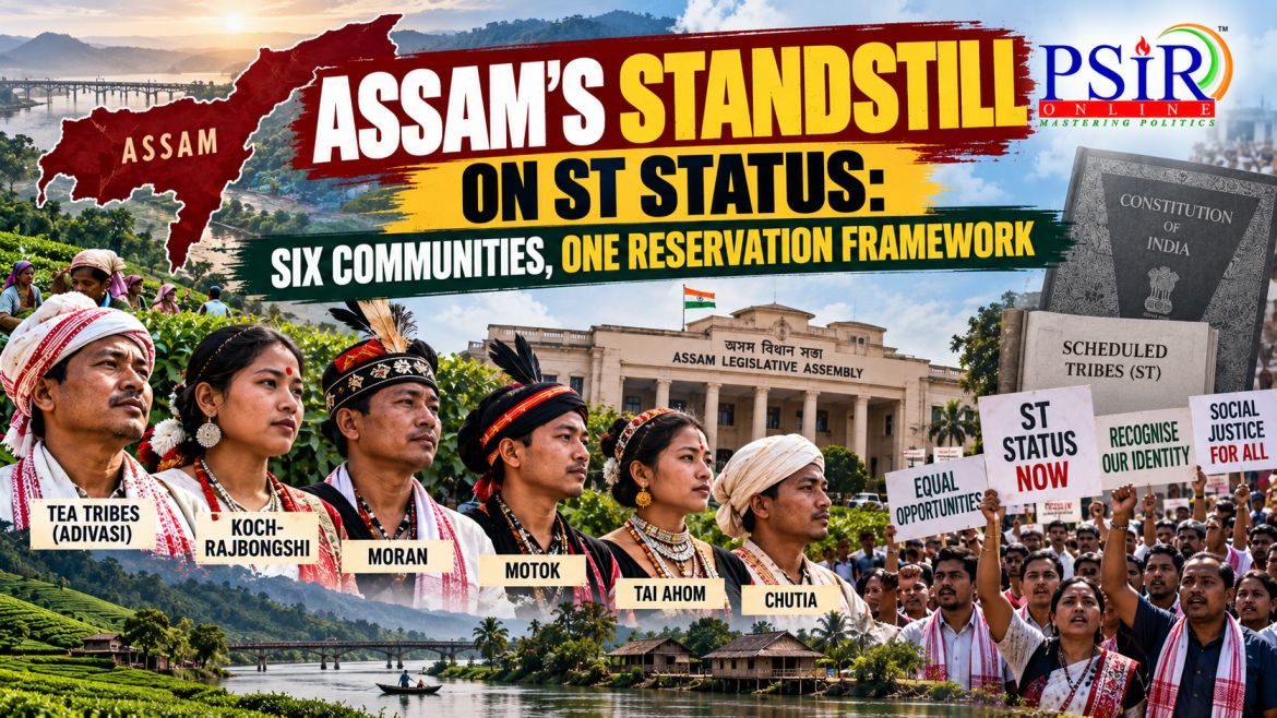 ASSAM&rsquo;S STANDSTILL ON ST STATUS: SIX COMMUNITIES, ONE RESERVATION FRAMEWORK