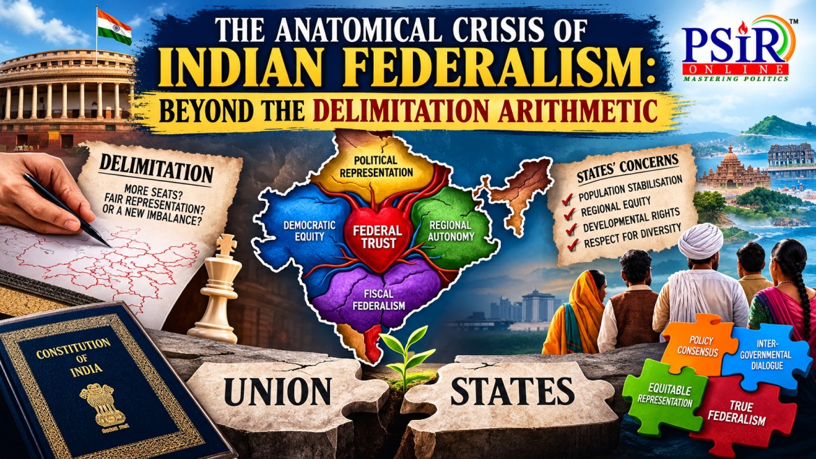 THE ANATOMICAL CRISIS OF INDIAN FEDERALISM: BEYOND THE DELIMITATION ARITHMETIC