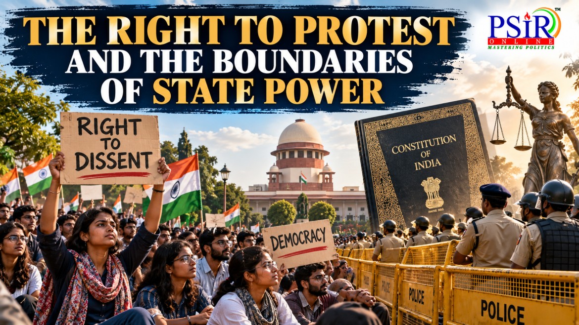 THE RIGHT TO PROTEST AND THE BOUNDARIES OF STATE POWER