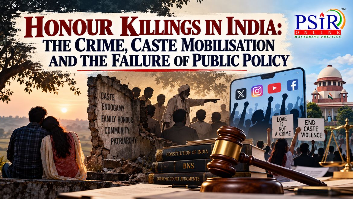 HONOUR KILLINGS IN INDIA: THE CRIME, CASTE MOBILISATION AND THE FAILURE OF PUBLIC POLICY