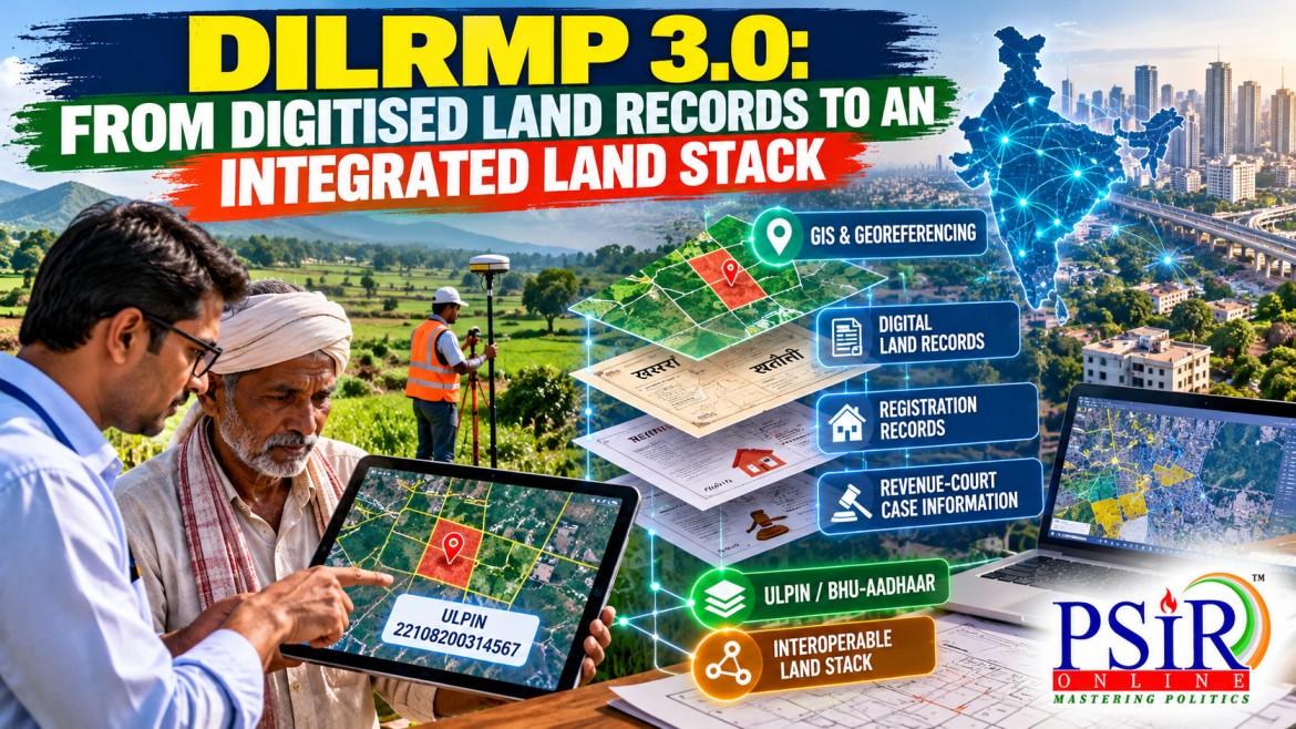 DILRMP 3.0: FROM DIGITISED LAND RECORDS TO AN INTEGRATED LAND STACK