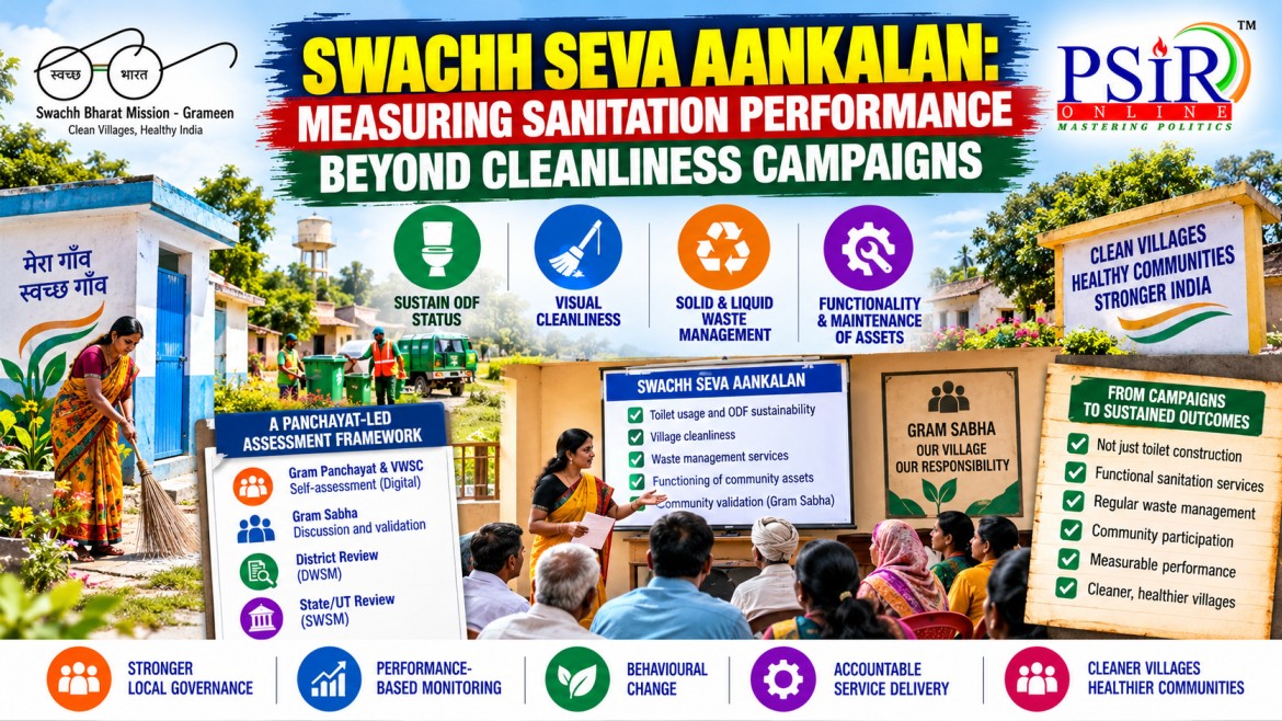 SWACHH SEVA AANKALAN: MEASURING SANITATION PERFORMANCE BEYOND CLEANLINESS CAMPAIGNS