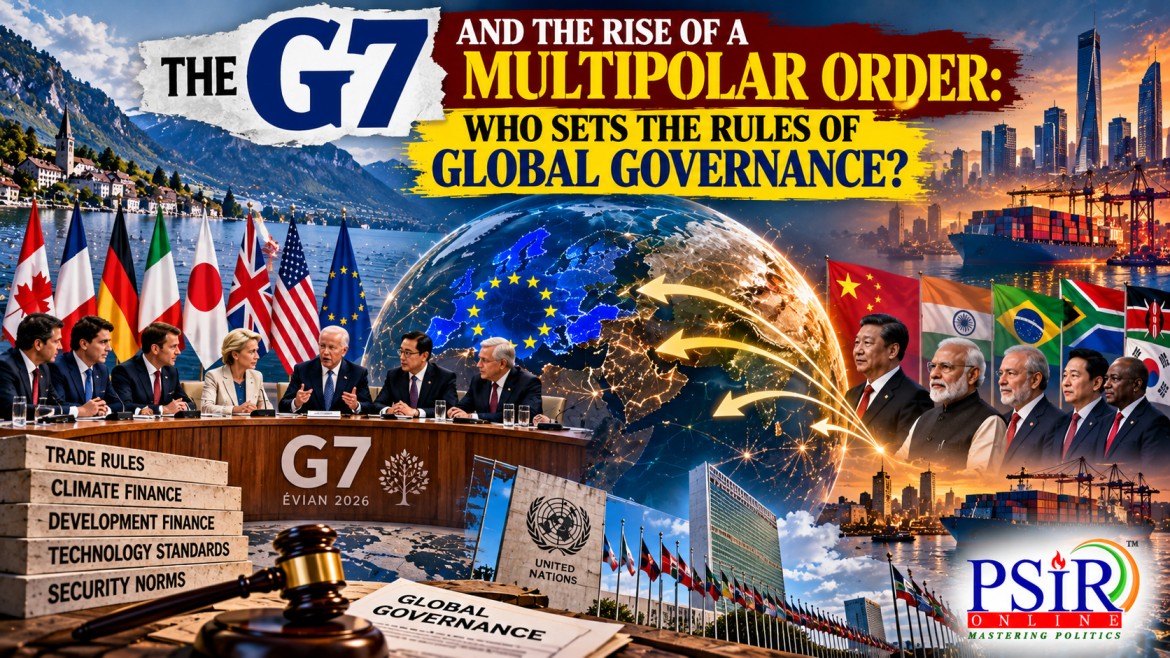 THE G7 AND THE RISE OF A MULTIPOLAR ORDER: WHO SETS THE RULES OF GLOBAL GOVERNANCE?