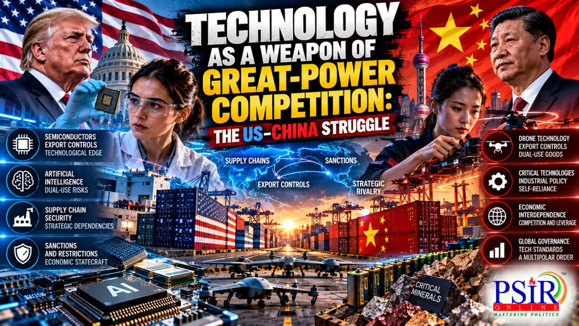 TECHNOLOGY AS A WEAPON OF GREAT-POWER COMPETITION: THE US&ndash;CHINA STRUGGLE