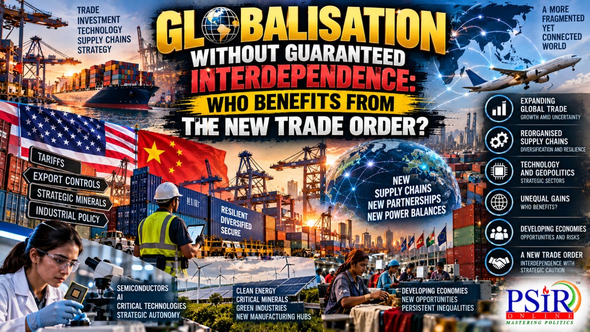 GLOBALISATION WITHOUT GUARANTEED INTERDEPENDENCE: WHO BENEFITS FROM THE NEW TRADE ORDER?