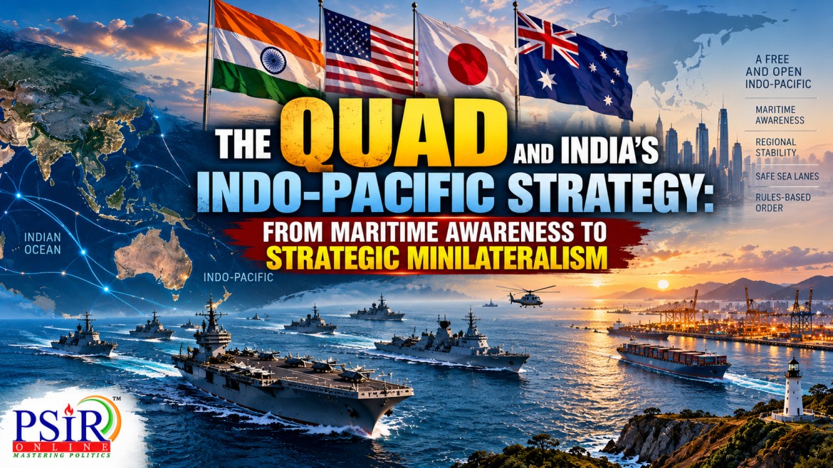 THE QUAD AND INDIA&rsquo;S INDO-PACIFIC STRATEGY: FROM MARITIME AWARENESS TO STRATEGIC MINILATERALISM