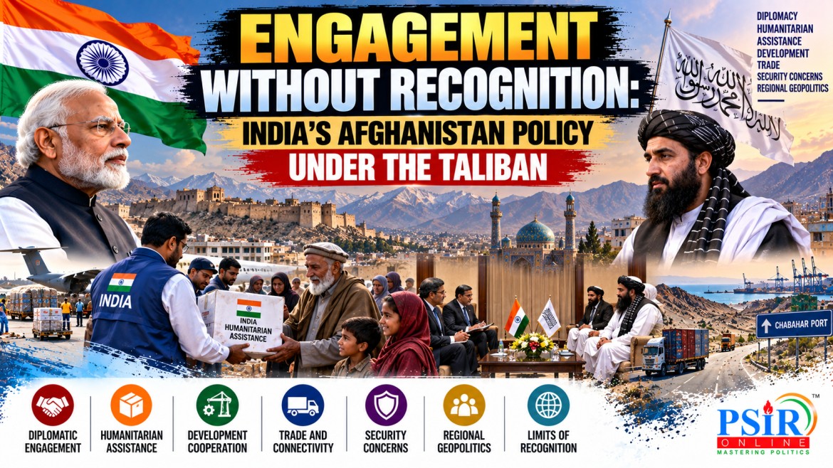 ENGAGEMENT WITHOUT RECOGNITION: INDIA&rsquo;S AFGHANISTAN POLICY UNDER THE TALIBAN