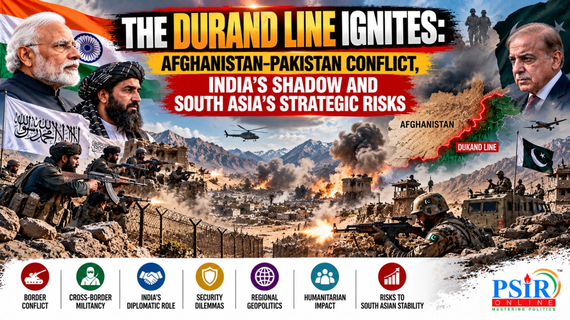 THE DURAND LINE IGNITES: AFGHANISTAN&ndash;PAKISTAN CONFLICT, INDIA&rsquo;S SHADOW AND SOUTH ASIA&rsquo;S STRATEGIC RISKS