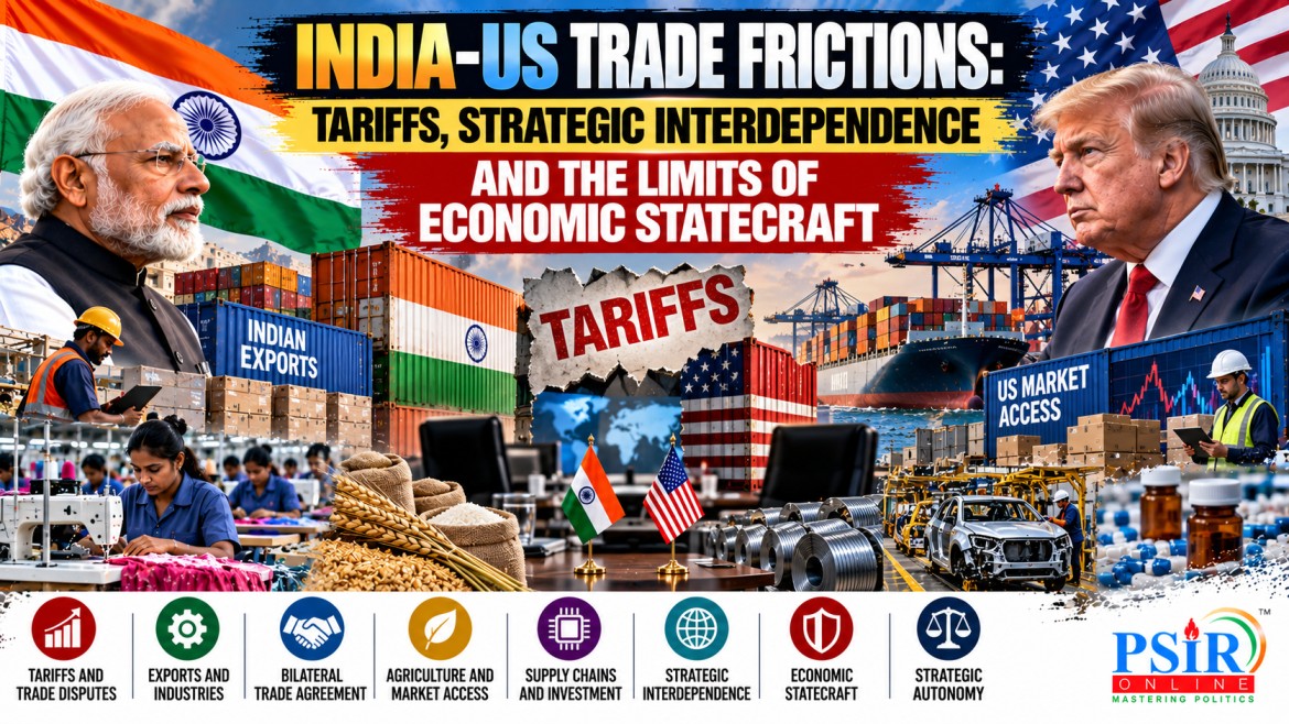 INDIA&ndash;US TRADE FRICTIONS: TARIFFS, STRATEGIC INTERDEPENDENCE AND THE LIMITS OF ECONOMIC STATECRAFT