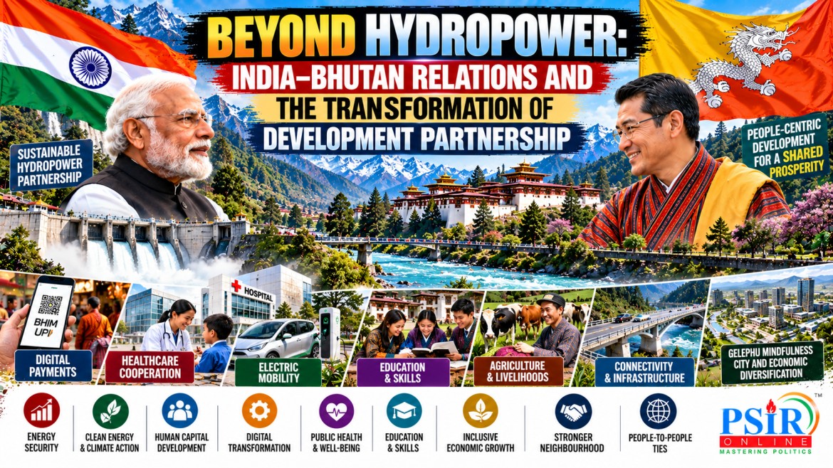 BEYOND HYDROPOWER: INDIA&ndash;BHUTAN RELATIONS AND THE TRANSFORMATION OF DEVELOPMENT PARTNERSHIP