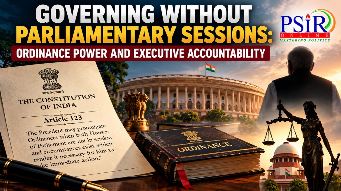 GOVERNING WITHOUT PARLIAMENTARY SESSIONS: ORDINANCE POWER AND EXECUTIVE ACCOUNTABILITY