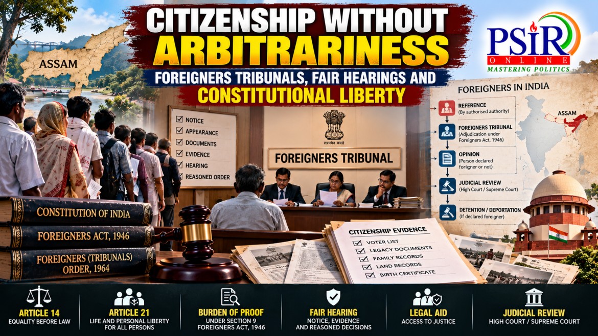 CITIZENSHIP WITHOUT ARBITRARINESS: FOREIGNERS TRIBUNALS, FAIR HEARINGS AND CONSTITUTIONAL LIBERTY