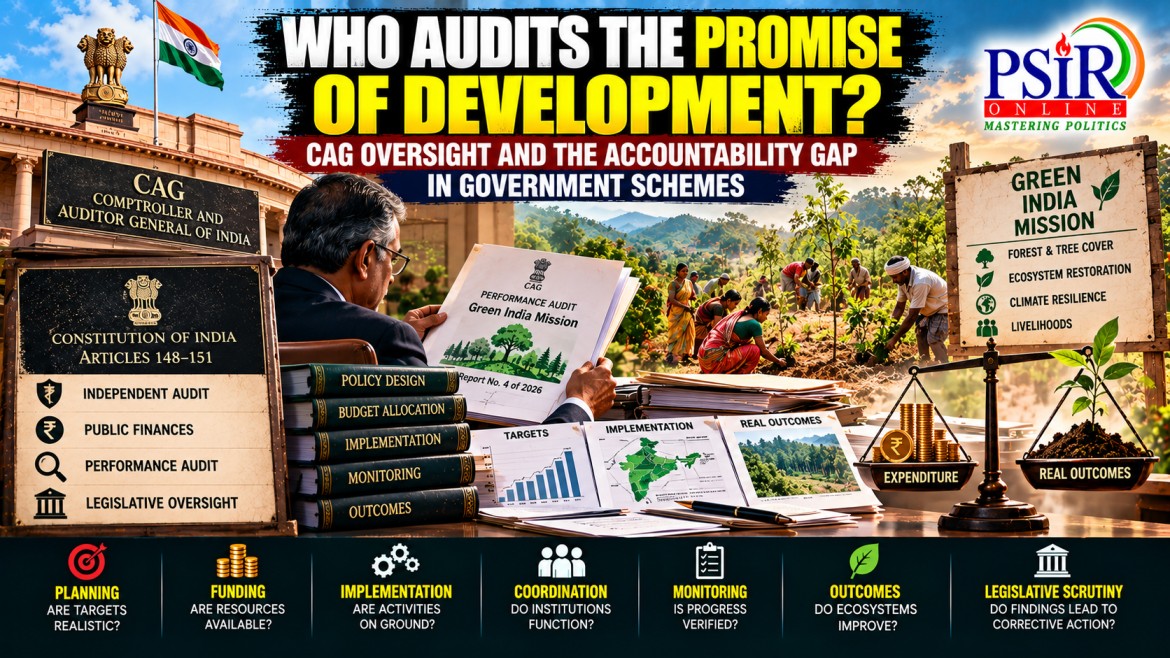 WHO AUDITS THE PROMISE OF DEVELOPMENT? CAG OVERSIGHT AND THE ACCOUNTABILITY GAP IN GOVERNMENT SCHEMES
